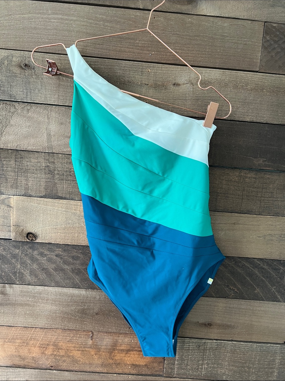 NWOT Summersalt Women's The Sidestroke One Piece Swimsuit in Seaweed Size 6 - Picture 3 of 9
